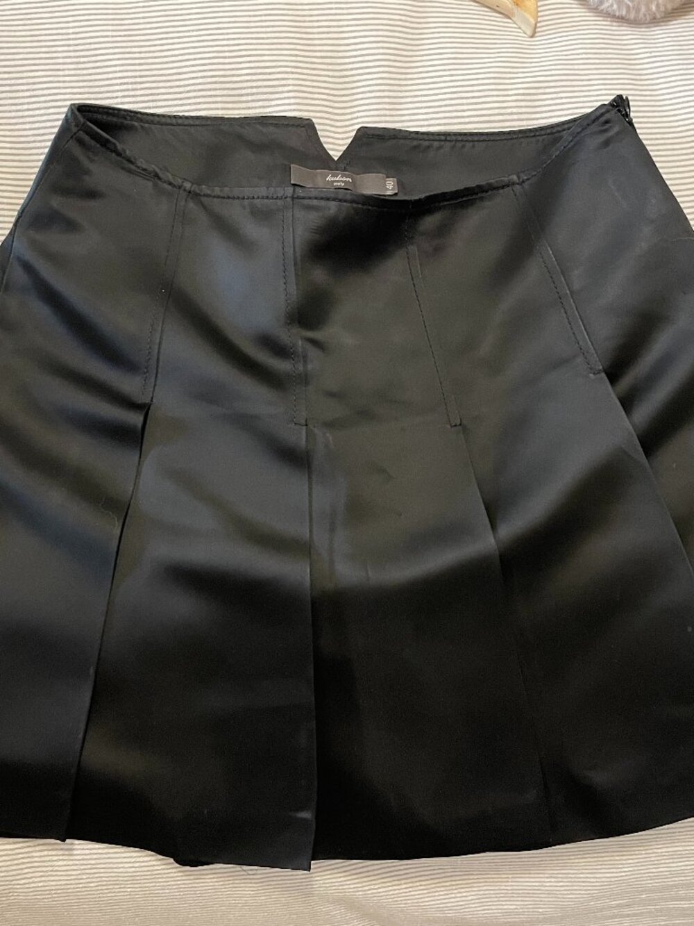 Kulson Italy Black Pleated Skirt – Size 40